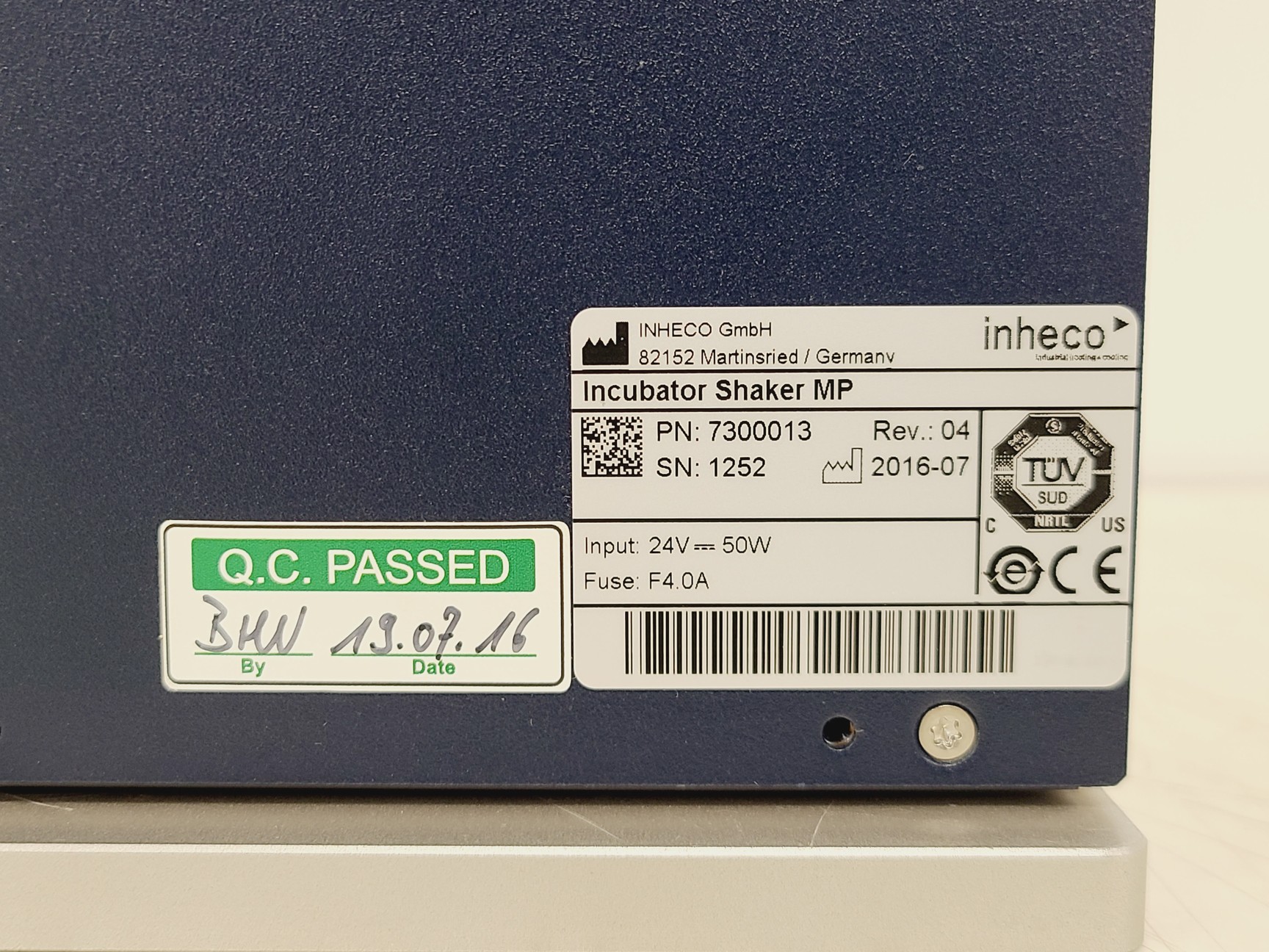 Image of Inheco Single Plate Incubator Shaker MP