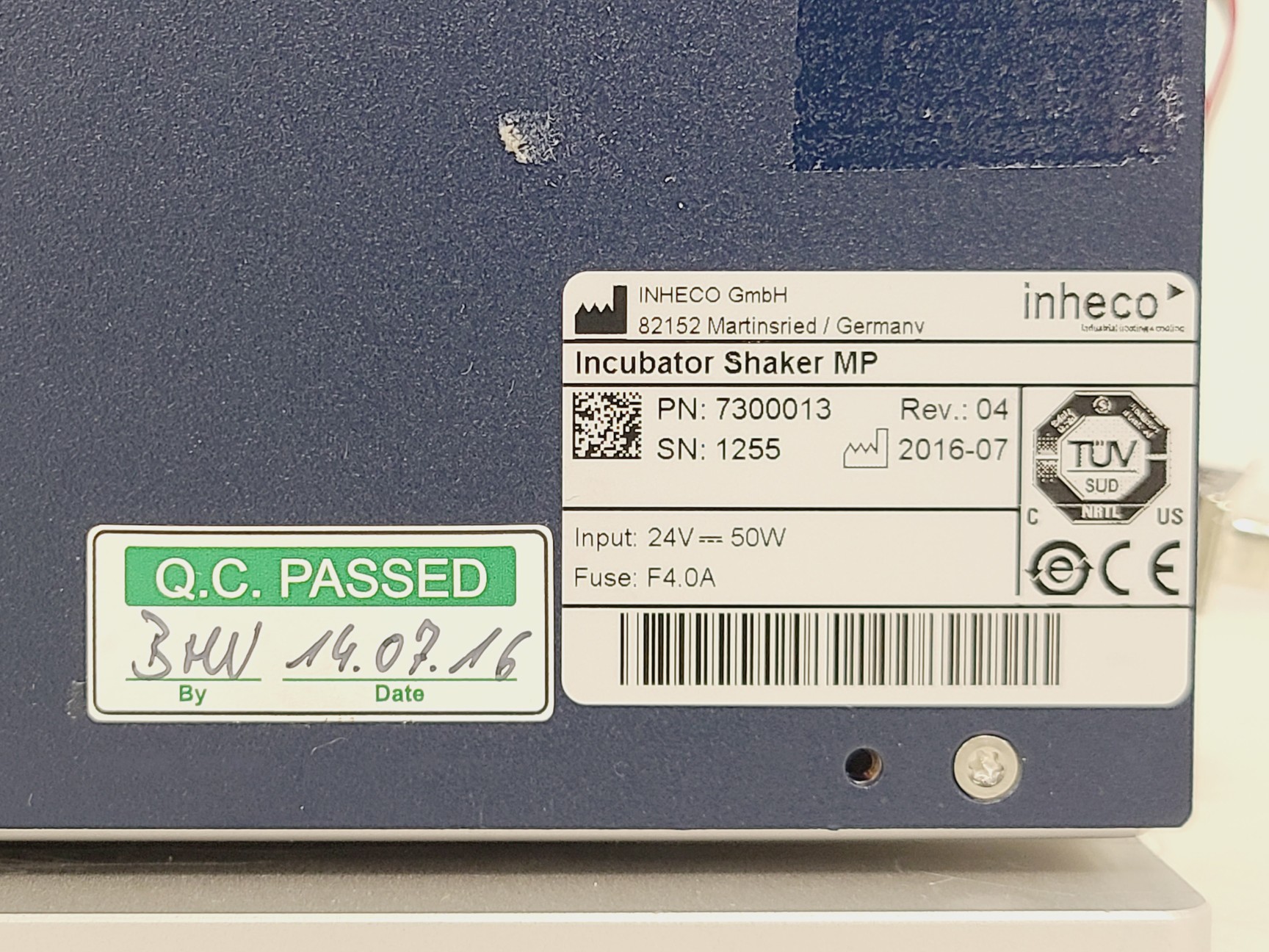 Image of Inheco Single Plate Incubator Shaker MP