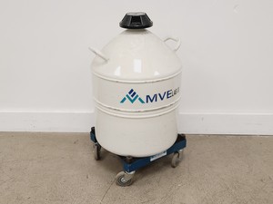 Thumbnail image of MVE Lab 30 Cryogenic Liquid Nitrogen Dewar w/ Trolley Base