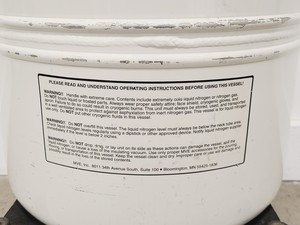 Thumbnail image of MVE Lab 30 Cryogenic Liquid Nitrogen Dewar w/ Trolley Base