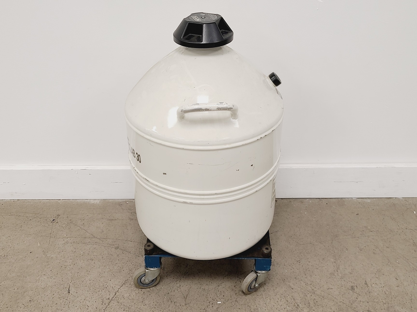 Image of MVE Lab 30 Cryogenic Liquid Nitrogen Dewar w/ Trolley Base