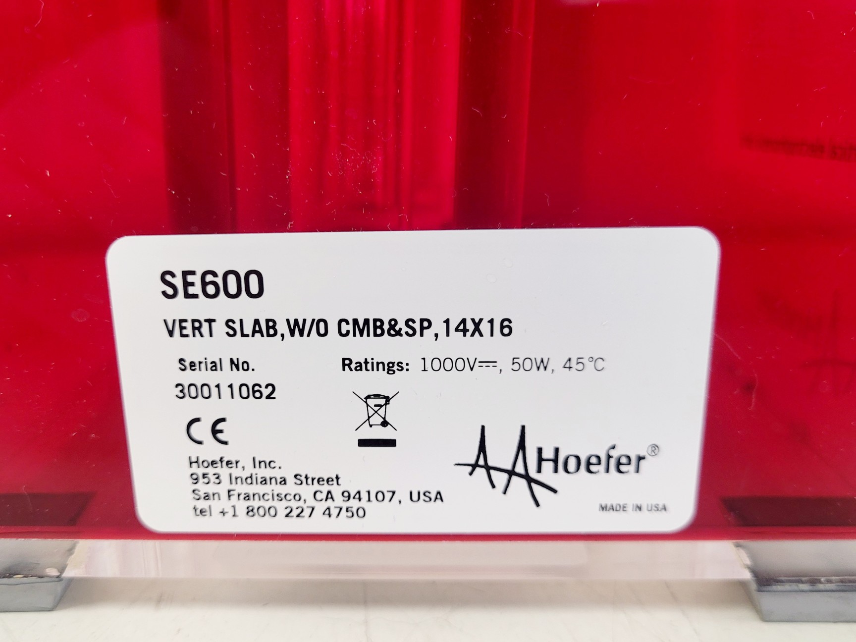 Image of Hoefer 1D Protein Separation & Blotting System (TE77X, SE600, SE250, ImmunoBlot)
