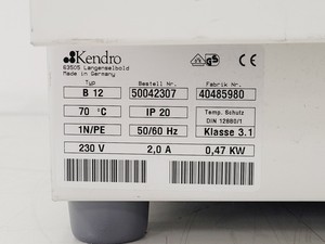 Thumbnail image of Heraeus Function Line B12 Benchtop Laboratory Incubator