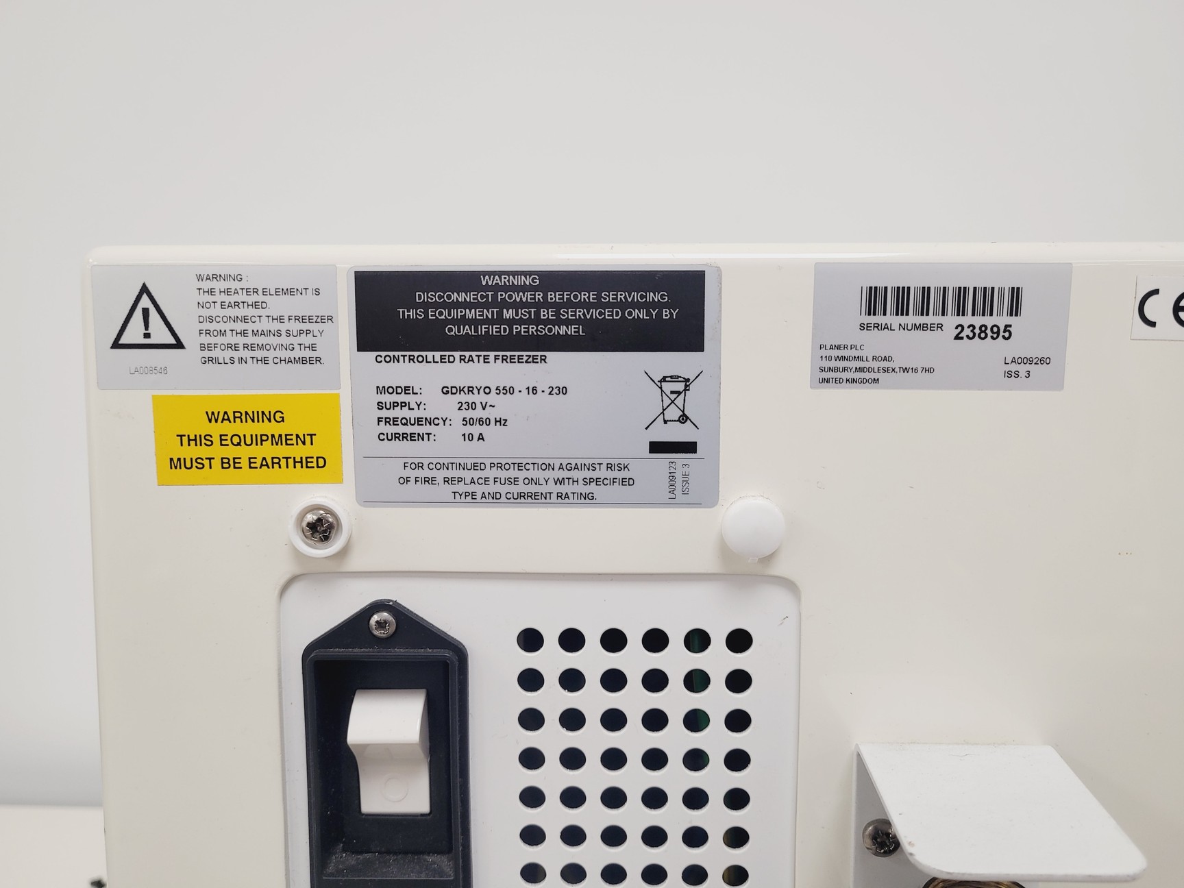 Image of Planer Kryo 550-16 Controlled Rate Freezer w/ LNP 4 Pump, PC & Software