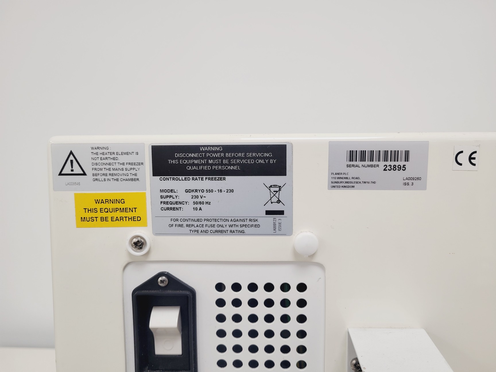 Image of Planer Kryo 550-16 Controlled Rate Freezer w/ LNP 4 Pump, PC & Software