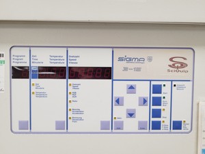 Thumbnail image of Sigma SciQuip 3-15 Benchtop Centrifuge W/ 11133 Rotor 5500RPM