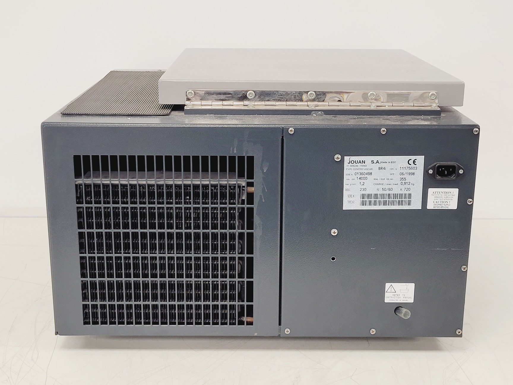 Image of Jouan BR4i Benchtop Laboratory Centrifuge w/ S40 Rotor & 0798/67 Buckets
