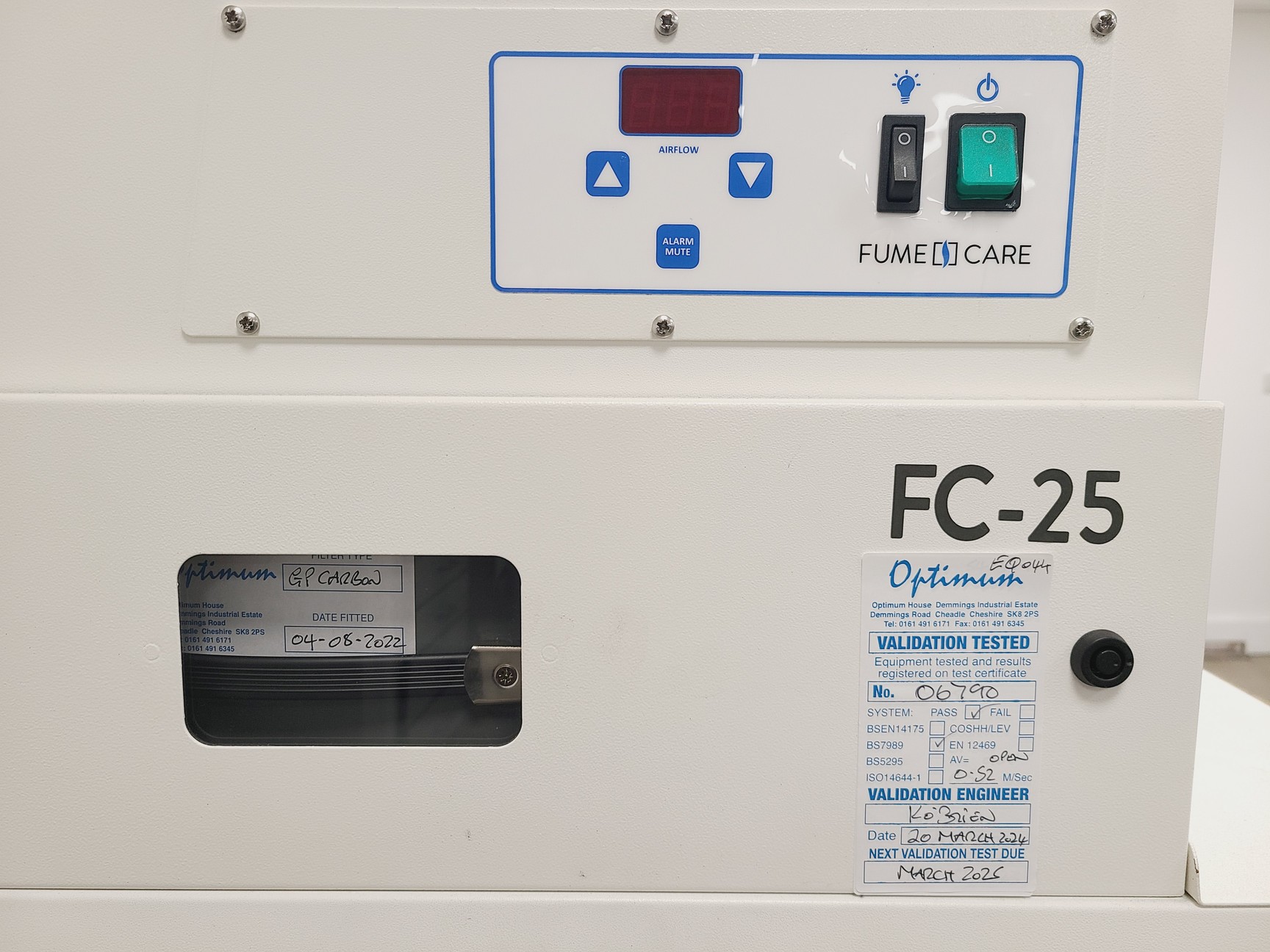 Image of FumeCare FC-25-01 Ductless Fume Hood Lab