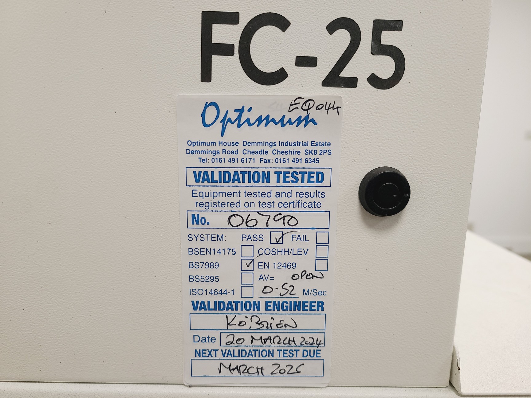 Image of FumeCare FC-25-01 Ductless Fume Hood Lab