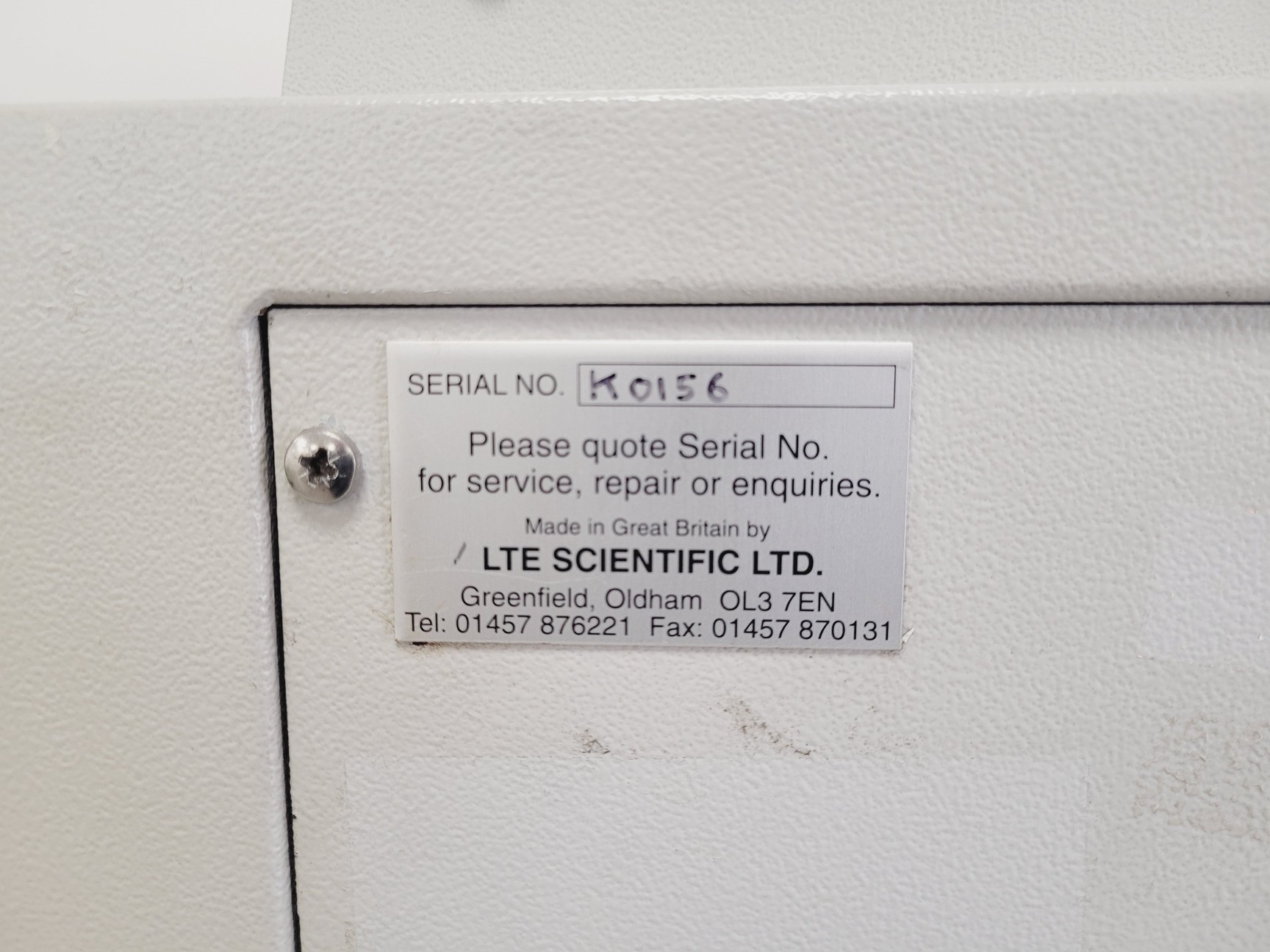 Image of LTE Scientific Falcon 30 Benchtop Laboratory Autoclave
