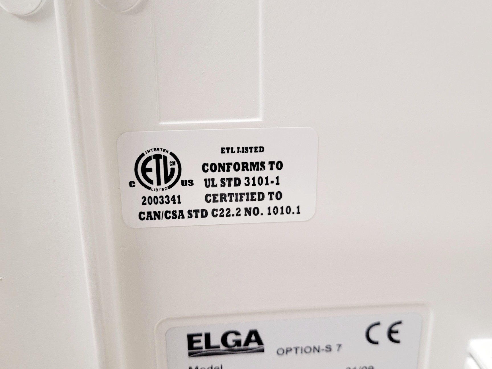Image of ELGA PURELAB Option-S 7 Water Purifier System & DV 35 Reservoir