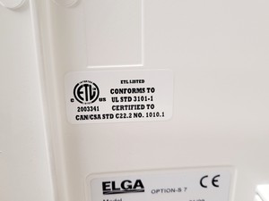 Thumbnail image of ELGA PURELAB Option-S 7 Water Purifier System & DV 35 Reservoir