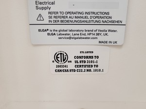 Thumbnail image of ELGA PURELAB Option-S 7 Water Purifier System & DV 35 Reservoir