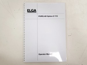 Thumbnail image of ELGA PURELAB Option-S 7 Water Purifier System & DV 35 Reservoir