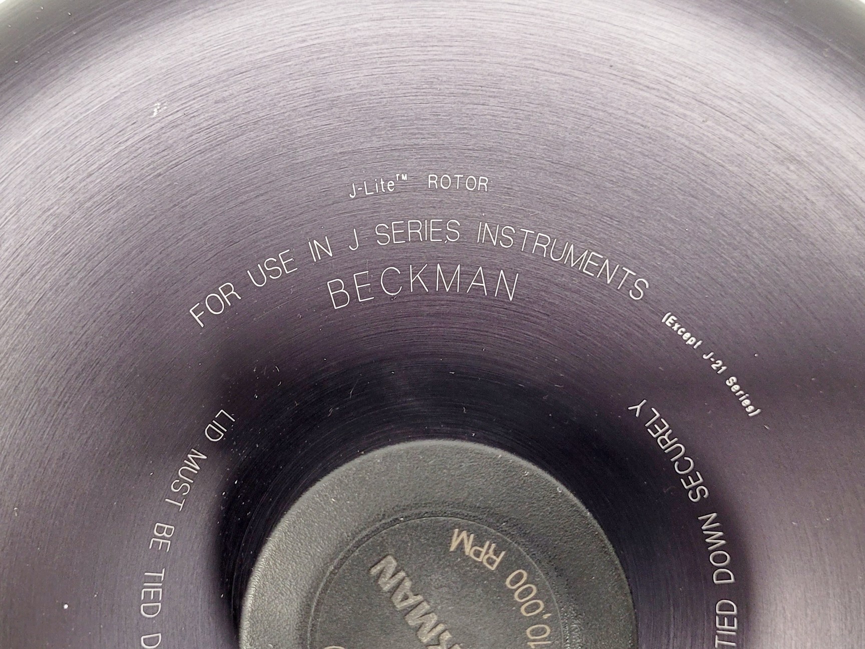 Image of Beckman J Series J-Lite JLA-10.500 10,000rpm Rotor