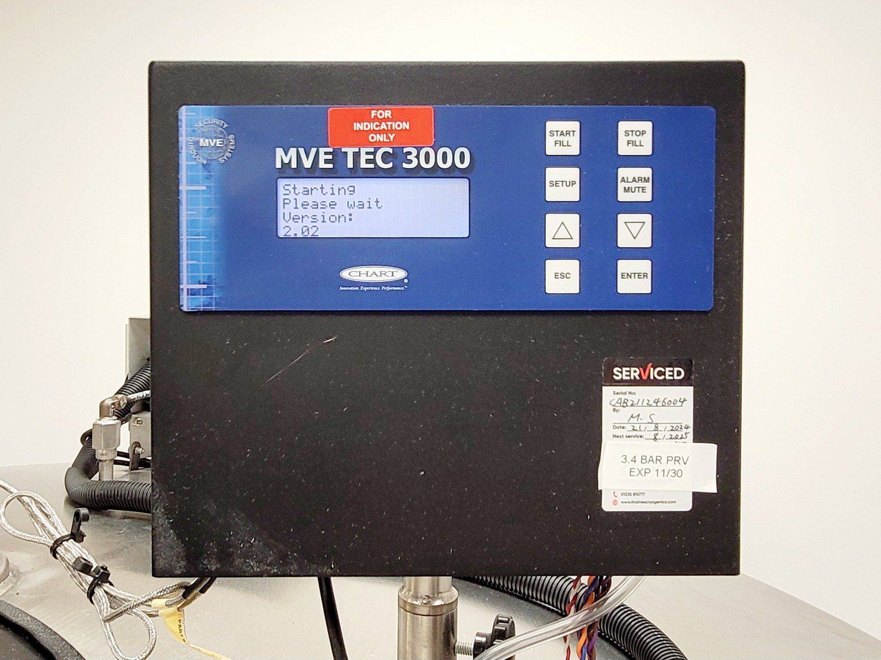 Image of MVE 1894R-190AF-GB LN2 Liquid Nitrogen Cryogenic Freezer