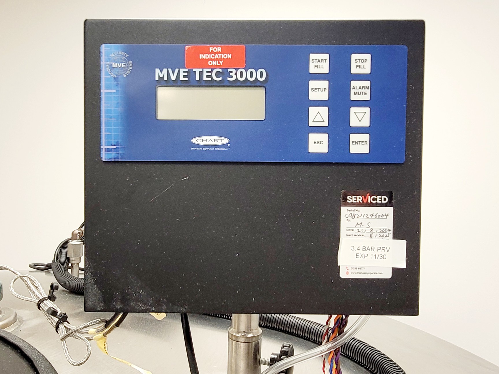 Image of MVE 1894R-190AF-GB LN2 Liquid Nitrogen Cryogenic Freezer