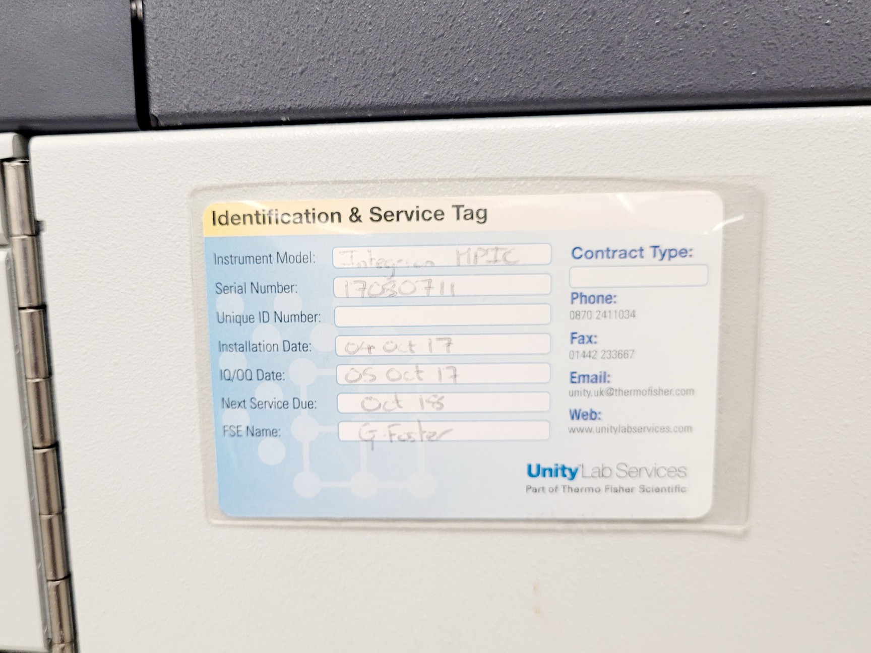 Image of Thermo Scientific Dionex Integrion RFIC HPIC with Dionex AS-DV Autosampler