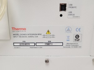Thumbnail image of Thermo Scientific Dionex Integrion RFIC HPIC with Dionex AS-DV Autosampler