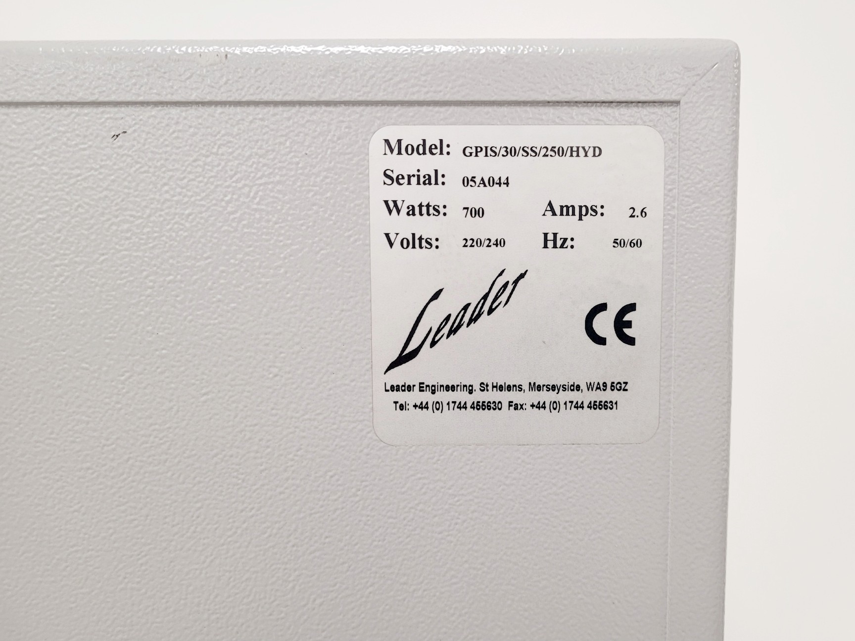 Image of Leader Laboratory Oven Model: GPIS/30/SS/250/HYD