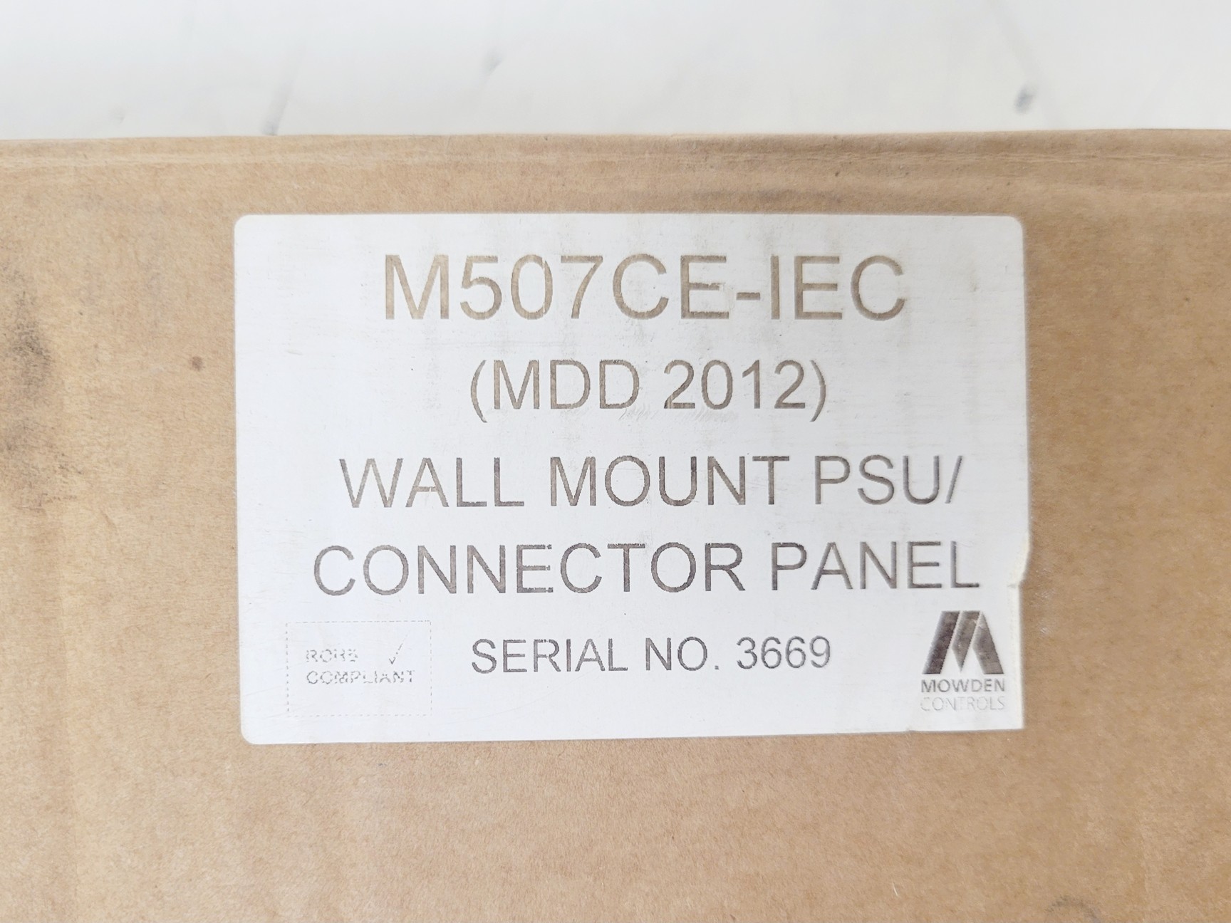 Image of CryoScience by Taylor-Wharton Type M507CE-IEC Wall Mount PSU/Connector Panel