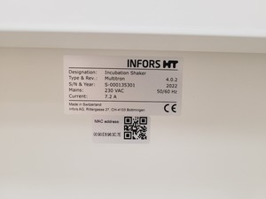 Thumbnail image of Infors HT Multitron 4.0.2 Shaker Incubator Double Stack
