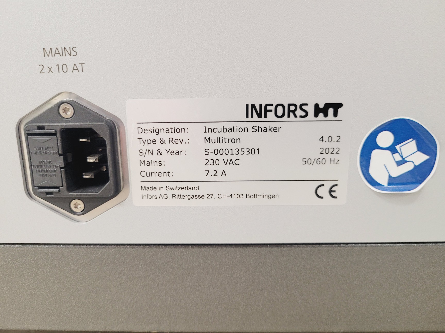 Image of Infors HT Multitron 4.0.2 Shaker Incubator Double Stack
