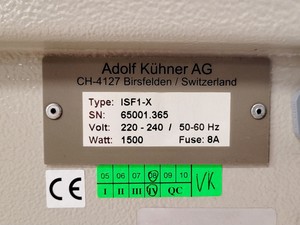 Thumbnail image of Kuhner Shaker X Climo-Shaker ISF1-X Shaking Incubator Lab
