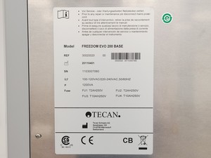 Thumbnail image of Tecan Freedom EVO 200 Base Liquid Handler 96-Channel with Stand