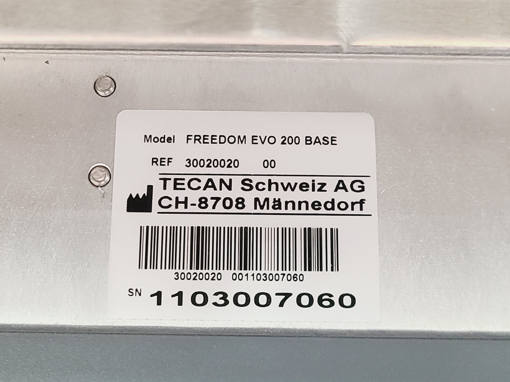 Image of Tecan Freedom EVO 200 Base Liquid Handler 96-Channel with Stand