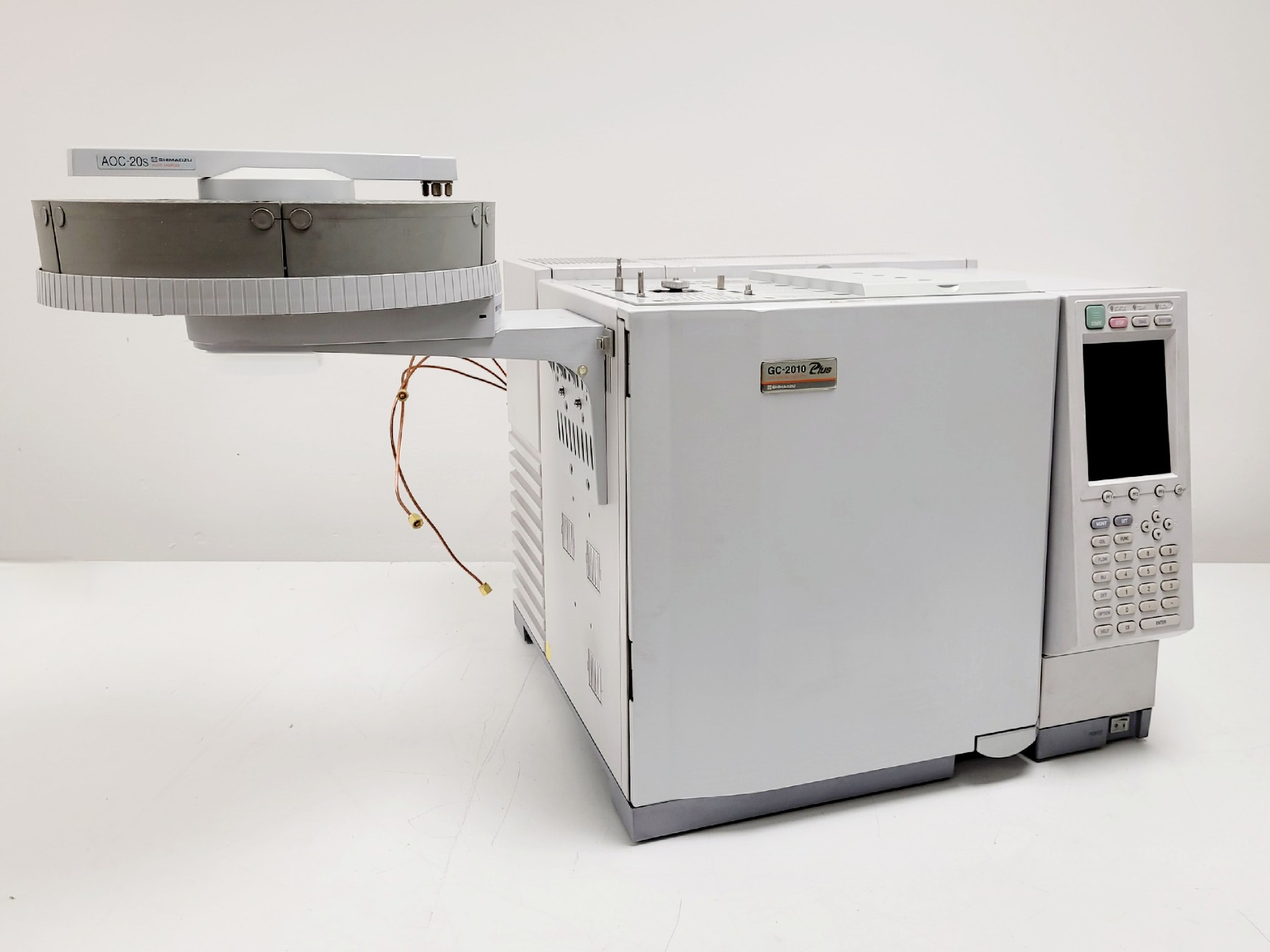 Image of Shimadzu GC-2010 Plus System with AOC-20s Auto Sampler and AOC-20i Auto Injector