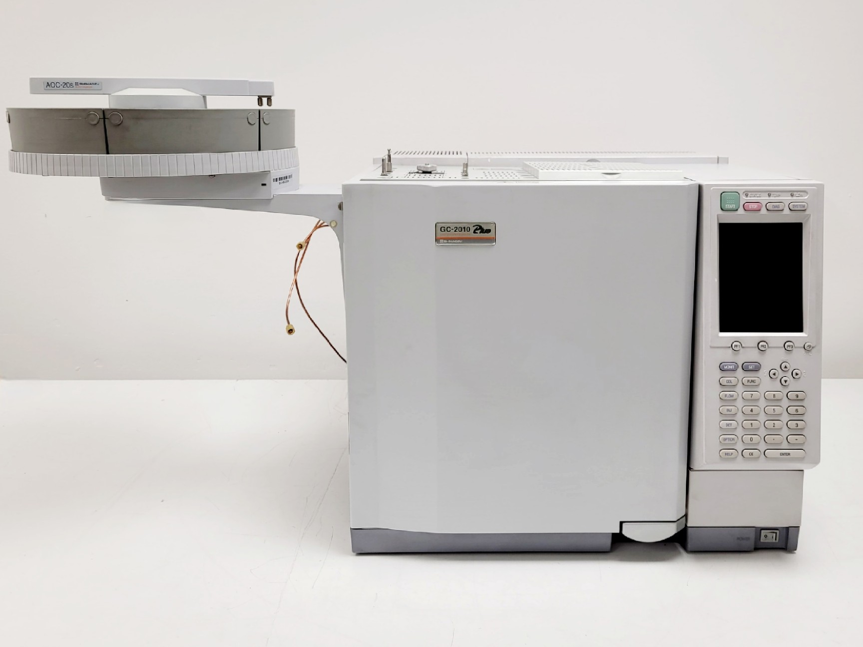 Image of Shimadzu GC-2010 Plus System with AOC-20s Auto Sampler and AOC-20i Auto Injector