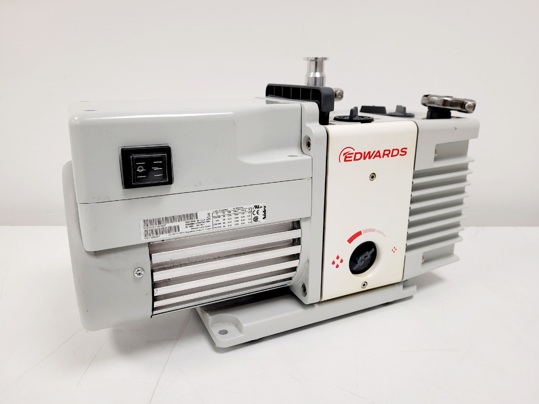 Image of Edwards RV5 Rotary Vane Vacuum Pump Lab