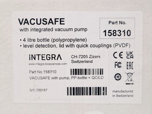 Thumbnail image of INTEGRA Vacusafe with Integrated Vacuum Pump Part No. 158310 in Box