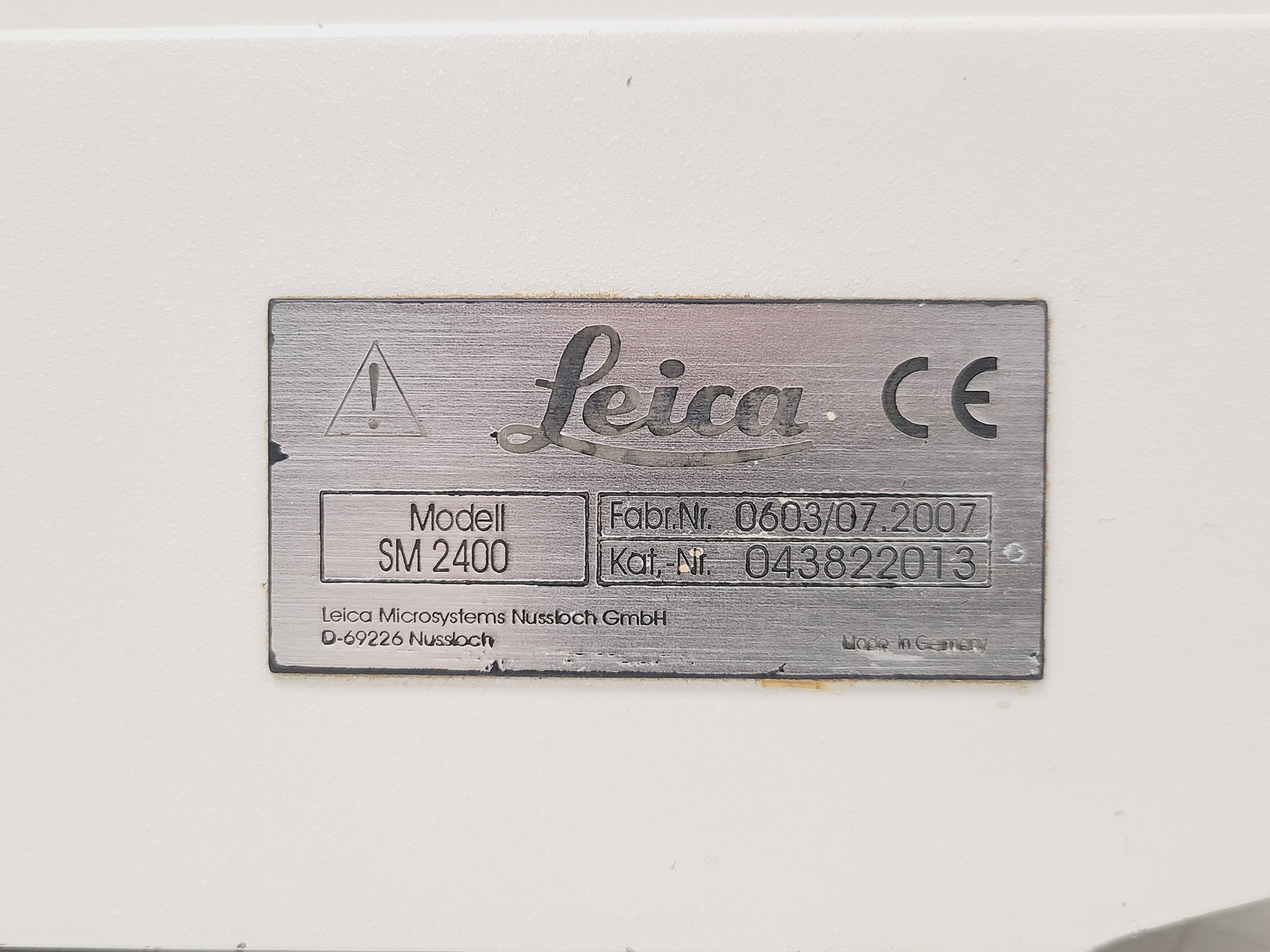 Image of Leica SM2400 Sledge Microtome Lab