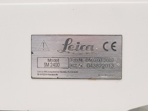 Thumbnail image of Leica SM2400 Sledge Microtome Lab