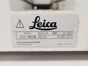 Thumbnail image of Leica SM2400 Sledge Microtome