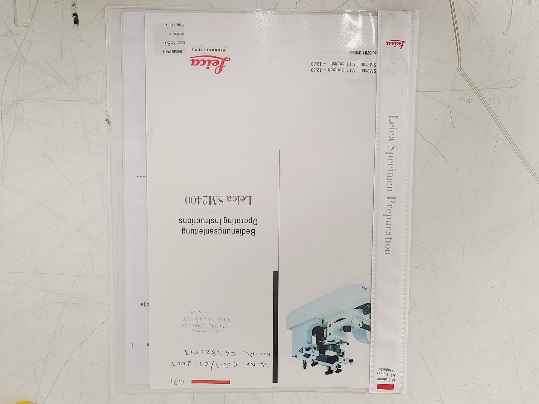 Image of Leica SM2400 Sledge Microtome
