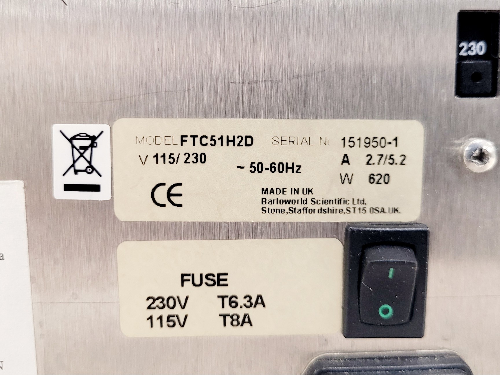 Image of Techne TC-512 Thermal Cycler FCT51H2D 96 x 1.5 ml Lab