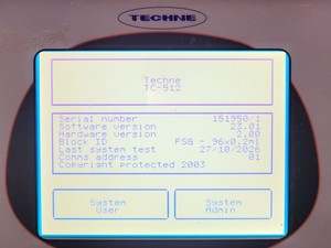 Thumbnail image of Techne TC-512 Thermal Cycler FCT51H2D 96 x 1.5 ml Lab