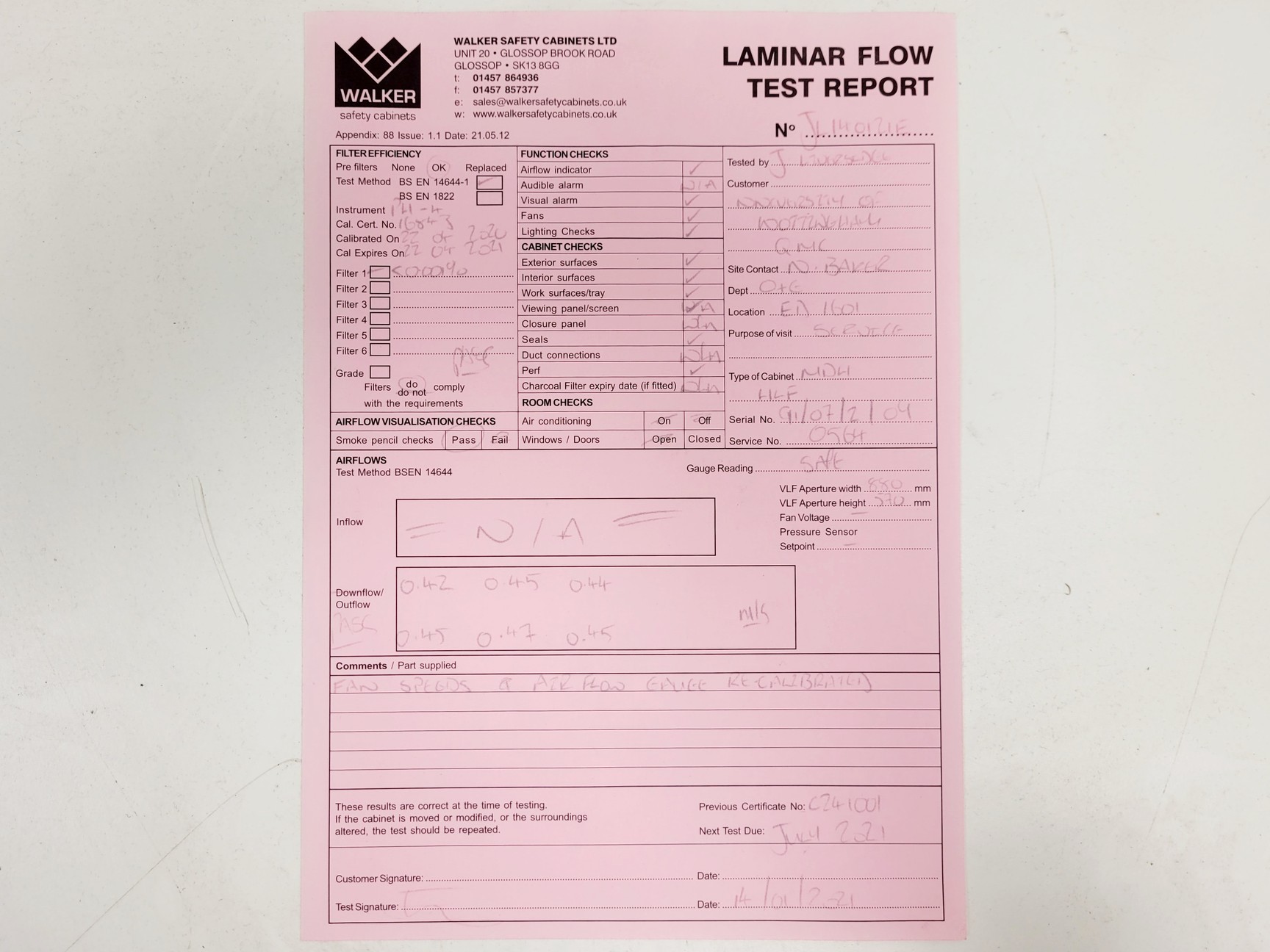 Image of M.D.H LTD Microflow Laminar Flow Workstation