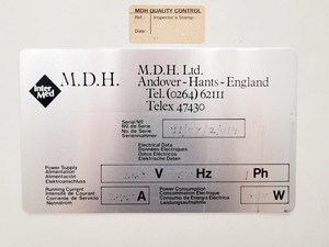 Thumbnail image of M.D.H LTD Microflow Laminar Flow Workstation