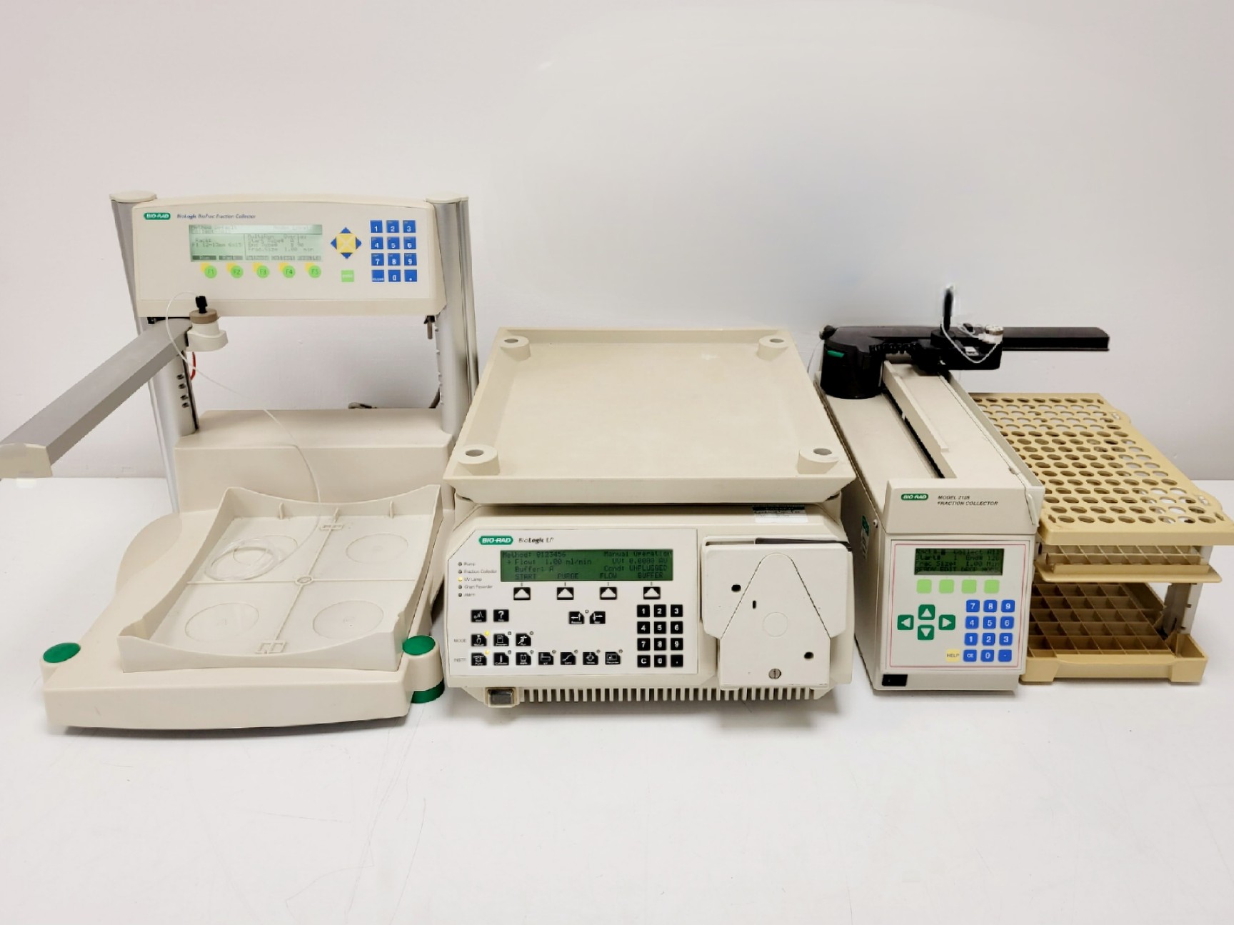 Image of BioRad BioLogic LP Chromatography System W/ Biologic Biofrac Fraction Collector