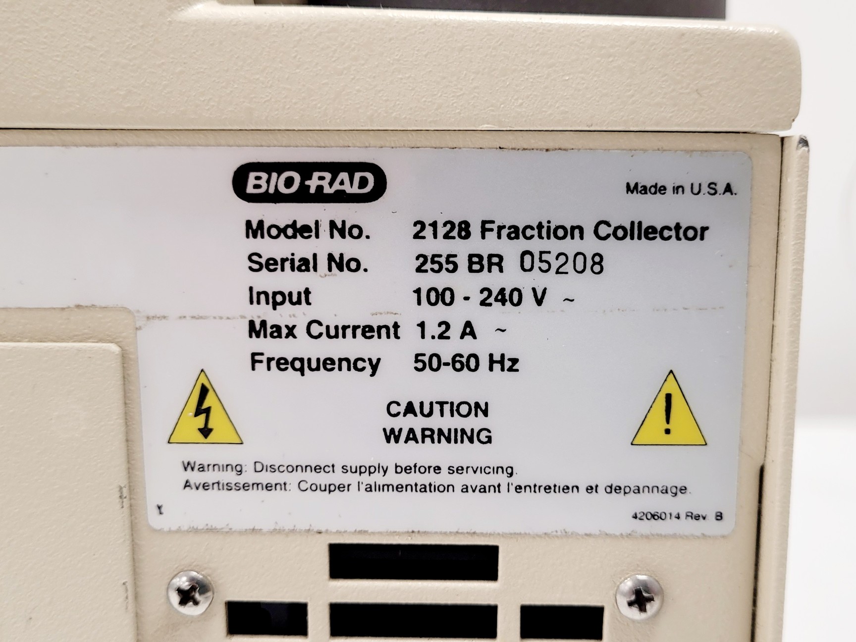 Image of BioRad BioLogic LP Chromatography System W/ Biologic Biofrac Fraction Collector