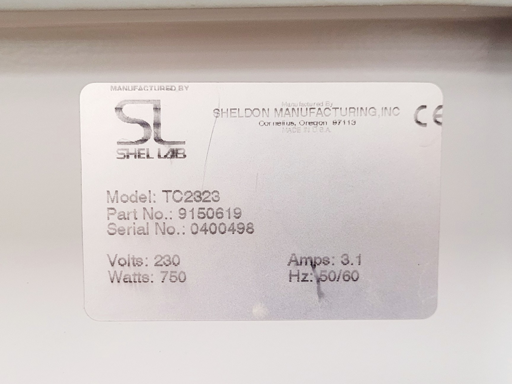 Image of Borolabs Shellab 2323/TC CO2 Incubator