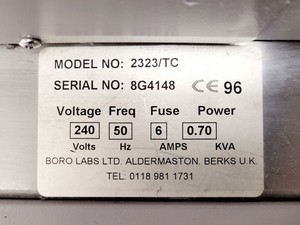 Thumbnail image of Borolabs Shellab 2323/TC CO2 Incubator