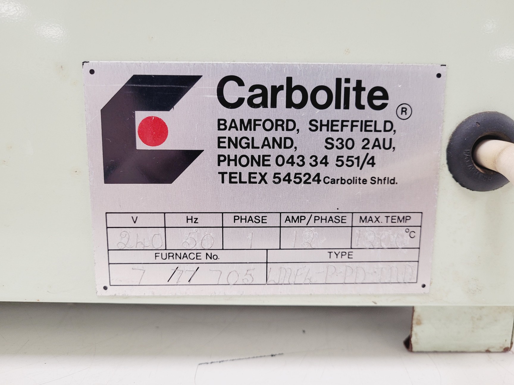 Image of Carbolite LMF4-P-PD-TND Furnace
