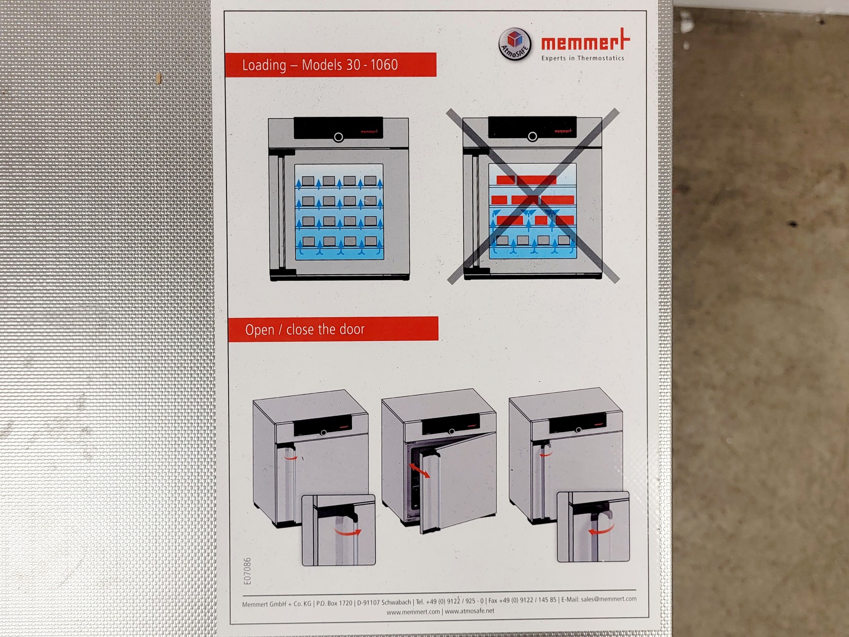 Image of Memmert UF55 Forced Air Drying Universal Oven