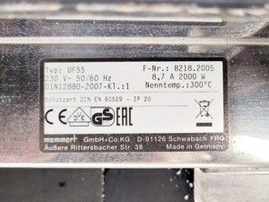Thumbnail image of Memmert UF55 Forced Air Drying Universal Oven