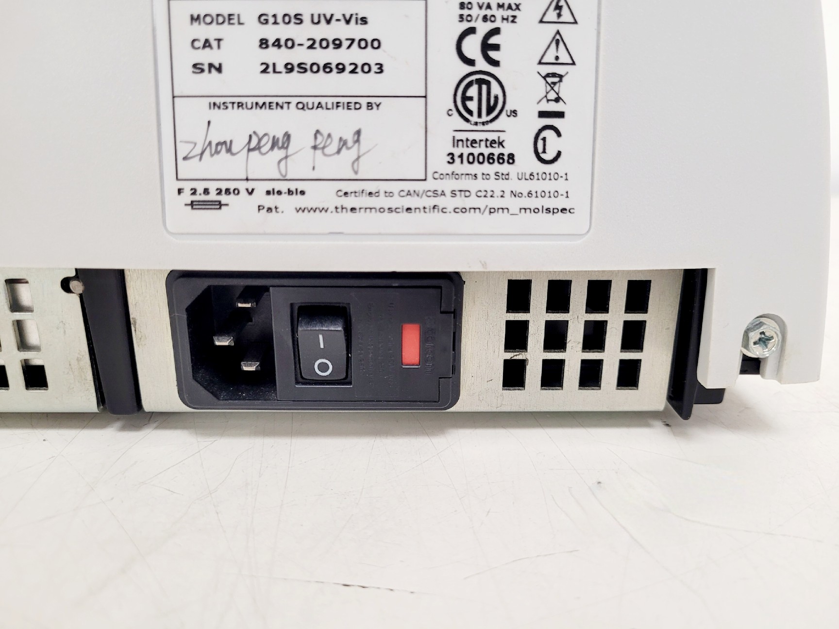 Image of Thermo Scientific GeneSys G10S UV-VIS Spectrophotometer Lab